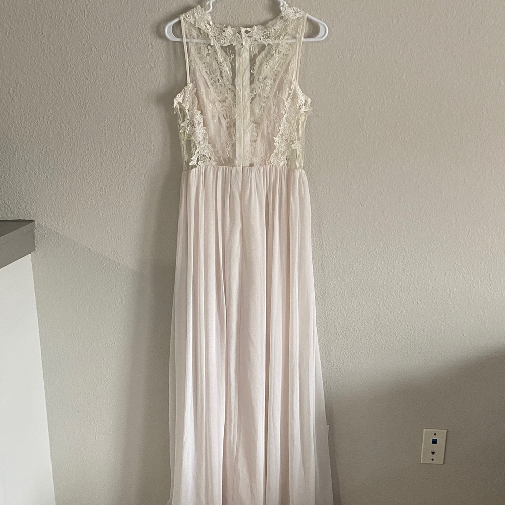 Soieblu Elegant White Lace Dress - Picture 6 of 8